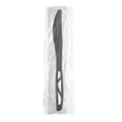 BetterEarth CPLA Black Heavyweight Knife Wrapped BE-KHB-INV