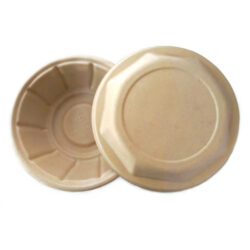 BetterEarth Fiber Bamboo Dome Lid for Round Bowl 24-48 oz BE-FRBL32EB