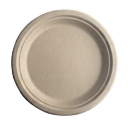 BetterEarth Fiber Bamboo Round Plate 9 in BE-FRP9EB