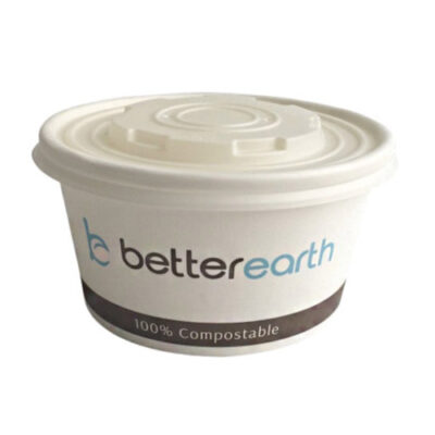 BetterEarth Paper PLA Lined Food Container 12 oz BE-SC12PLA