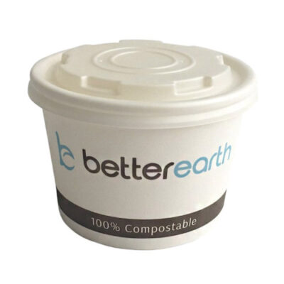 BetterEarth Paper PLA Lined Food Container 8 oz BE-SC8PLA