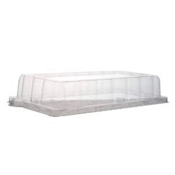 Conserveware Clear Dome Lid for Rectangular Plate 10 in x 5 in 42RCPL105