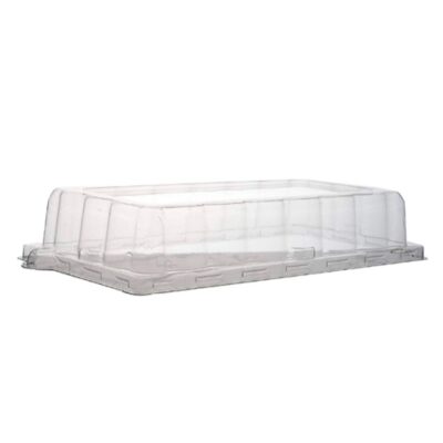 Conserveware Clear Dome Lid for Rectangular Plate 12 in x 7 in 42RCL127