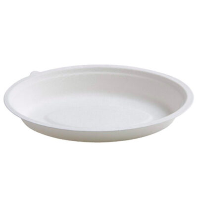 Conserveware Compostable Sugarcane Oval Bowl 24 oz 9.5 in x 6 in 42OB24