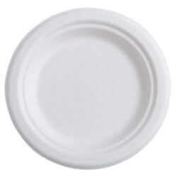 Conserveware Compostable Sugarcane Round Plate 7 in 42RP07