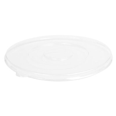 Conserveware PETE Clear Flat Lid for Round Bowl 24-40 oz 8 in 42RBFL