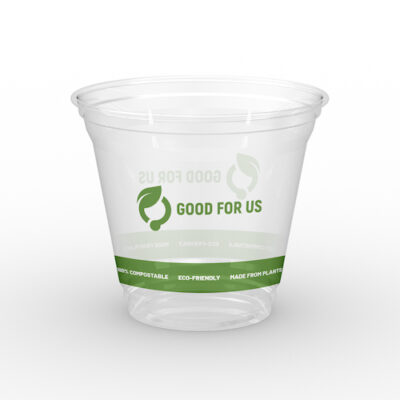 Custom Printed Compostable Plastic Cup 4 oz