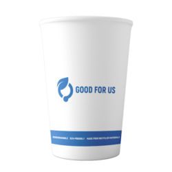 Custom Printed Recyclable Paper Hot Cup 10 oz