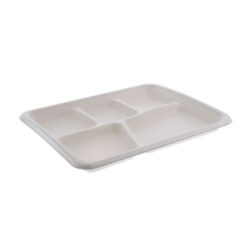 EarthChoice Fiber Blend 5 Compartment Tray 8.5 in x 10.5 in MC58000S