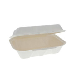 EarthChoice Fiber Blend Clamshell Hinged Container 9 in x 6 in x 3 in YMCH00890001