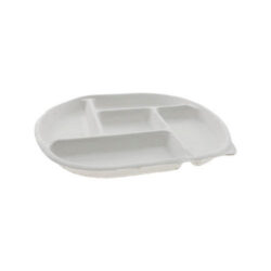 EarthChoice Fiber Blend Round 5 Compartment Tray 10.5 in M510SLT