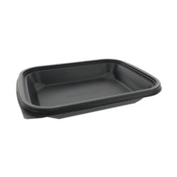 EarthChoice MFPP Black Microwavable Container 48 oz 8 in x 10 in YCNB8X104800
