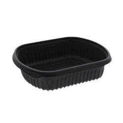 EarthChoice MFPP Black Rectangular Microwavable Container 32 oz 8 in x 6.5 in x 2 in YCN846320000