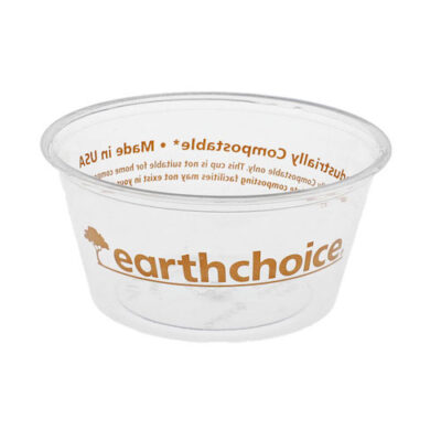 EarthChoice PLA Clear Portion Cup 3.25 oz YSPLA300EC