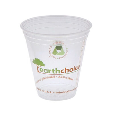 EarthChoice PLA Clear Print Cold Cup 12-14 oz YPLA1412CEC