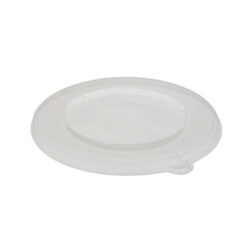 EarthChoice PP Clear Flat Lid for Round Bowl 8 in YPPLIDF8RND