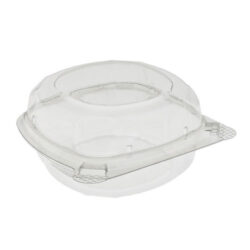 EarthChoice rPET Clear Clamshell Hinged Container 5 in x 5 in x 3 in YCASH10500000