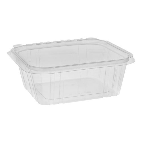 Hinged 32 oz Deli Take Out Food Container - 7 1/4L x 6 3/8W x 3H
