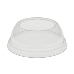 EarthChoice rPET Clear Dome Large Hole Lid for Cold Cup 9-12-14-16-20 oz YPDL20CLH
