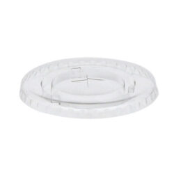 EarthChoice rPET Clear Flat Slot Lid for Cold Cup 12 oz YLP16C