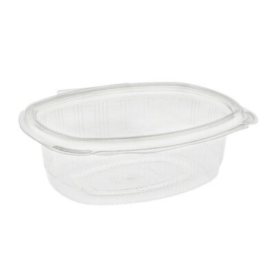 EarthChoice rPET Clear Hinged Lid Deli Container 24 oz 7 in x 6 in YCA910240000