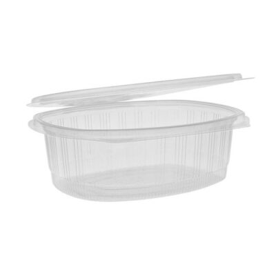 EarthChoice rPET Clear Hinged Lid Deli Container 48 oz 9 in x 7 in YCA910480000
