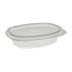 EarthChoice rPET Clear Hinged Lid Deli Container 8 oz 5 in x 6 in 0CA910080000