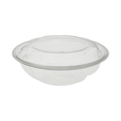 EarthChoice rPET Clear Round Lid Bowl 64 oz 10 in 1064PSSL