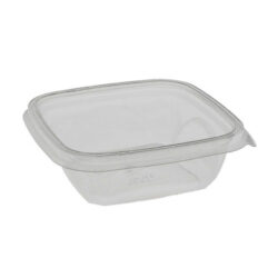 EarthChoice rPET Clear Square Bowl 12 oz 5 in SAC0512