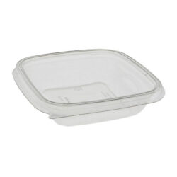 EarthChoice rPET Clear Square Bowl 8 oz 5 in SAC0508