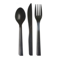 Eco Products Cutlery Kit RPS 4 Piece Fork Knife Spoon Napkin 6 in EP-S115