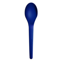 Eco Products PLA Blue Spoon 6 in EP-S013BLU