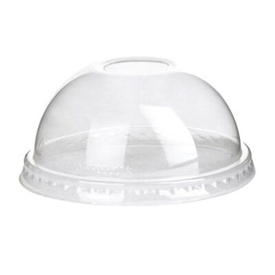 Eco Products PLA Clear Dome Hole Lid for Cold Cup 9-12-24 oz EP-DLCC