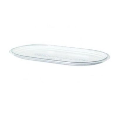 Eco Products PLA Clear Flat Lid for Deli Snack Container 32 oz EP-RVLID