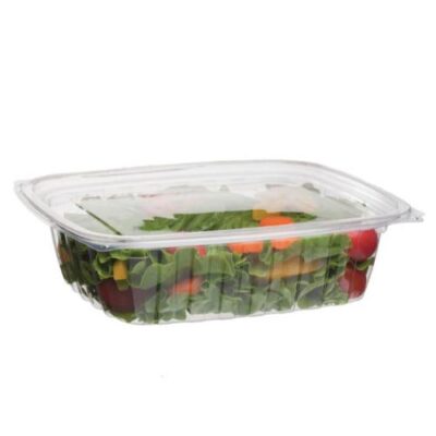 Eco Products PLA Clear Rectangular Deli Lid Container 24 oz EP-RC24