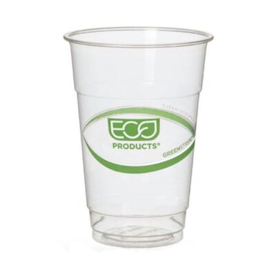 Eco Products PLA Green Stripe Cold Cup 10 oz EP-CC10-GS