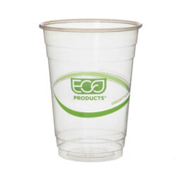 Eco Products PLA Green Stripe Cold Cup 16 oz EP-CC16-GS