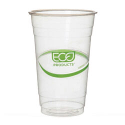 Eco Products PLA Green Stripe Cold Cup 20 oz EP-CC20-GS