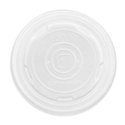Eco Products PLA Translucent Lid for Container 12-32 oz EP-ECOLID-SPL