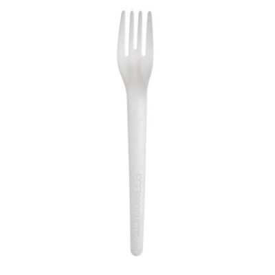 Eco Products PLA White Fork 6 in EP-S012