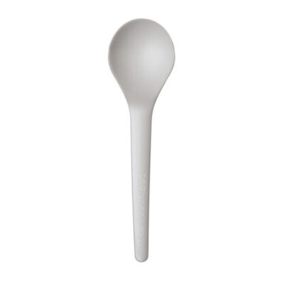 Eco Products PLA White Soup Spoon 6 in EP-S014