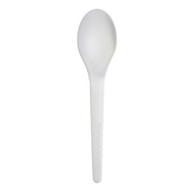 Eco Products PLA White Spoon 6 in EP-S013