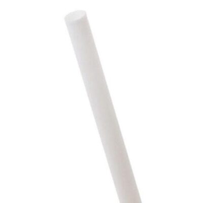 Eco Products PLA White Straw Unwrapped 7.75 in EP-ST710U-WHT
