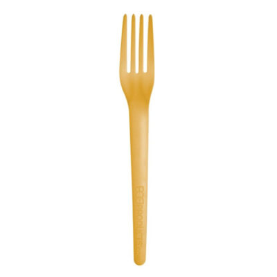 Eco Products PLA Yellow Fork 7 in EP-S017Y