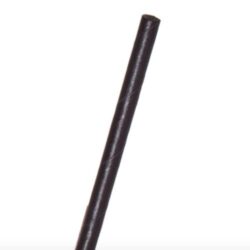 Eco Products Paper Black Jumbo Straw Unwrapped 6 in EP-STP66U-BLK