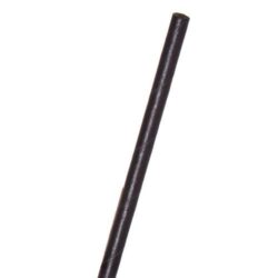 Eco Products Paper Black Jumbo Straw Unwrapped 7.75 in EP-STP76U-BLK