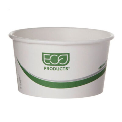 Eco Products Paper Green Stripe Container 12 oz EP-BSC12-GS