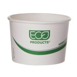 Eco Products Paper Green Stripe Container 8 oz EP-BSC8-GS