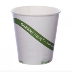 Eco Products Paper Green Stripe Hot Cup 10 oz EP-BHC10-GS