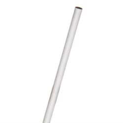 Eco Products Paper White Jumbo Straw Unwrapped 7.75 in EP-STP76U-WHT